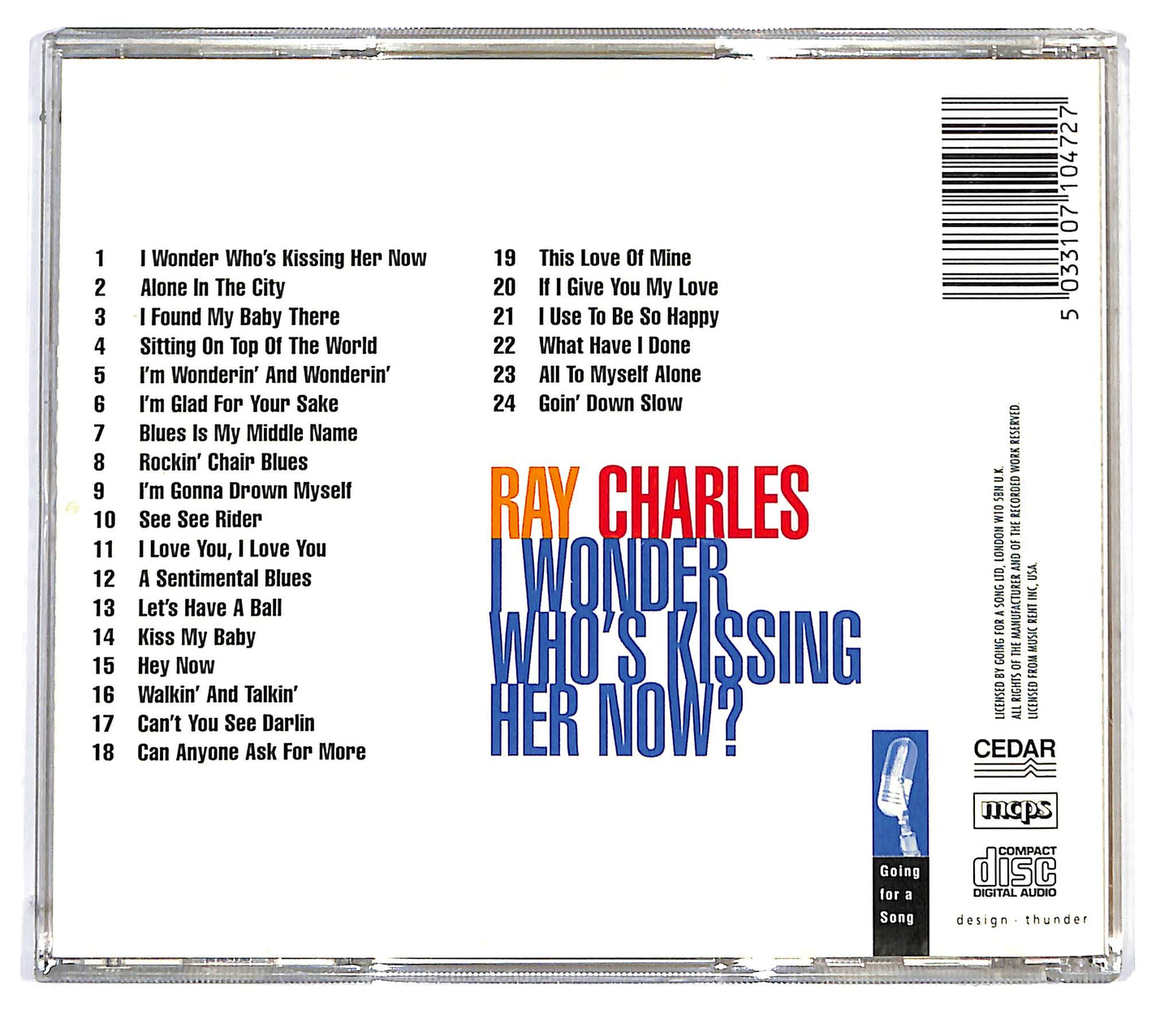 EBOND Ray Charles - I Wonder Who's Kissing Her Now? CD CD124259