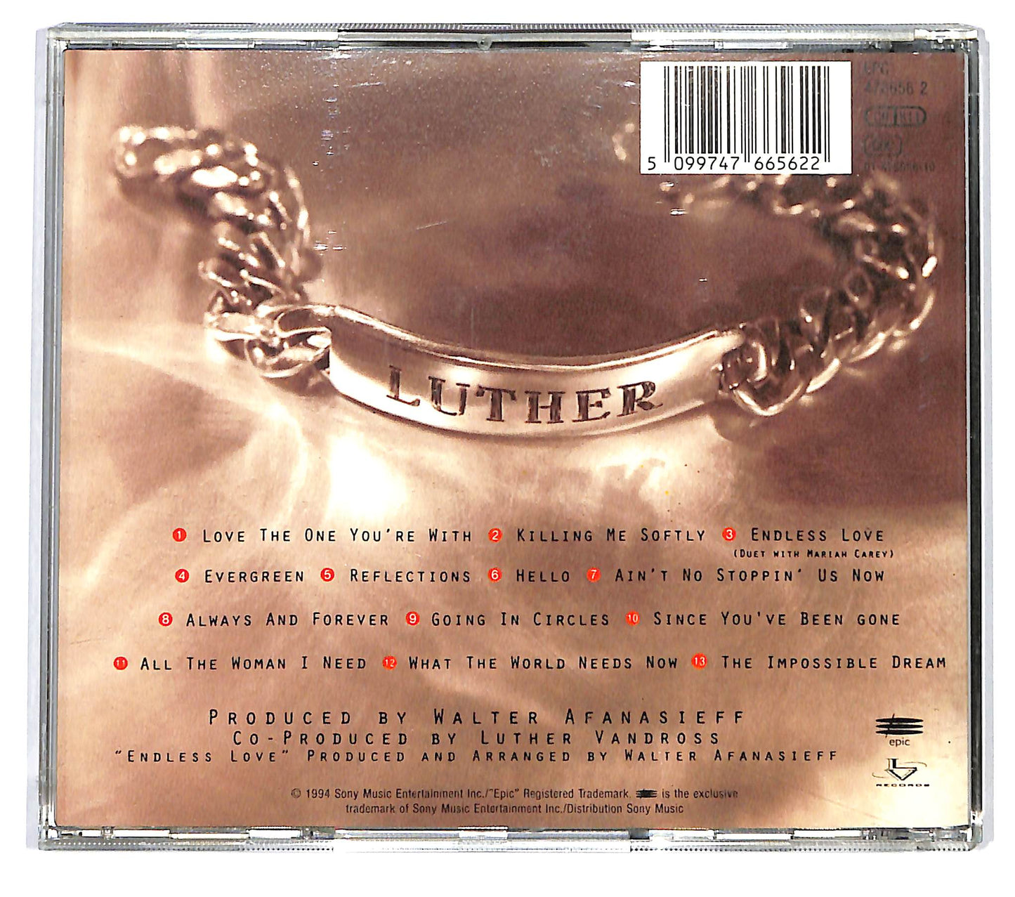 EBOND Luther Vandross - Songs CD CD124261