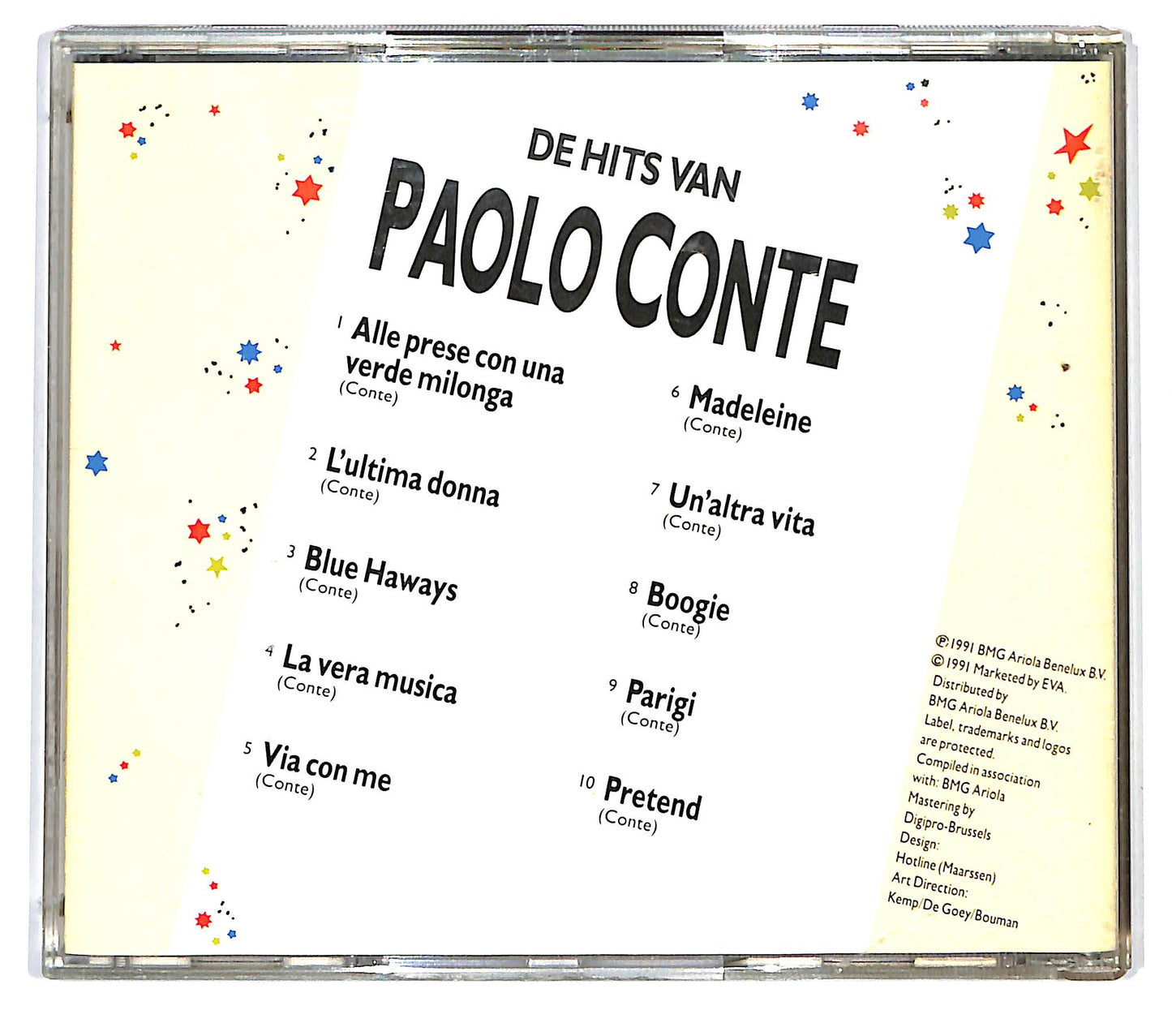 EBOND Paolo Conte - RTL4 Presenteert De Hits Van Paolo Conte CD CD124331