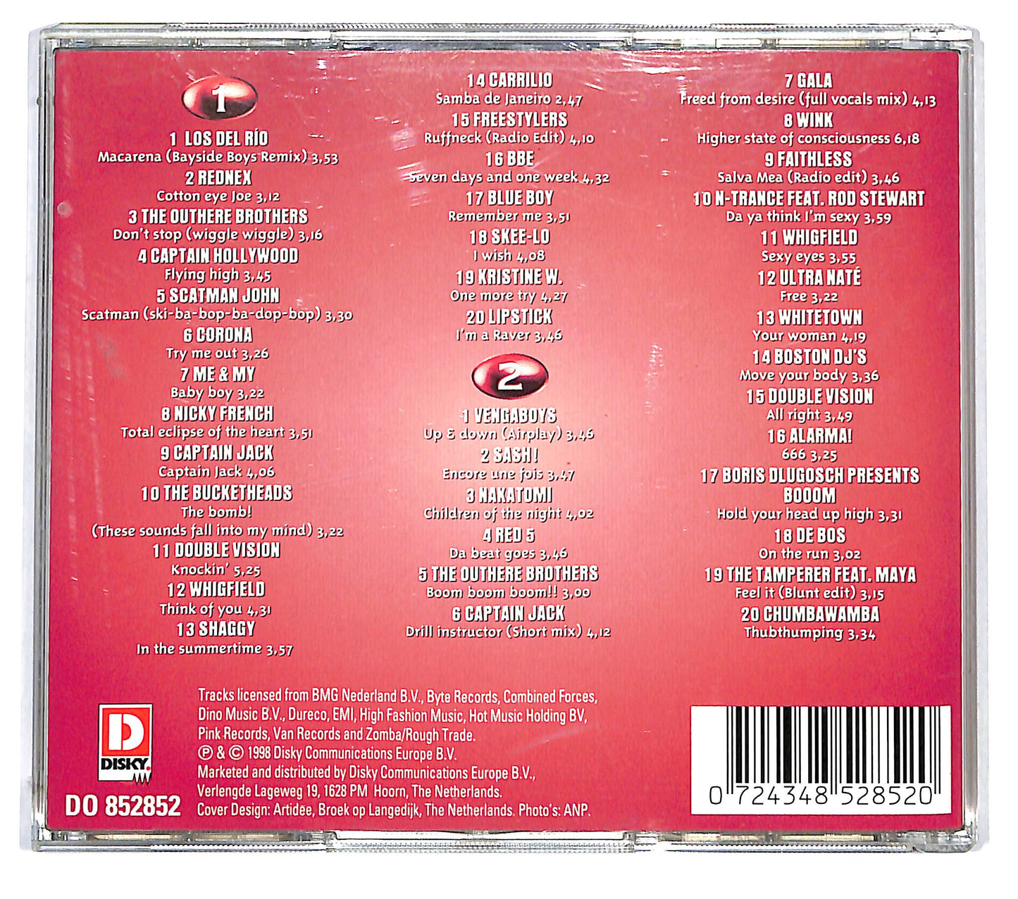 EBOND Various - 40 Hits 1995-1998 CD CD124345