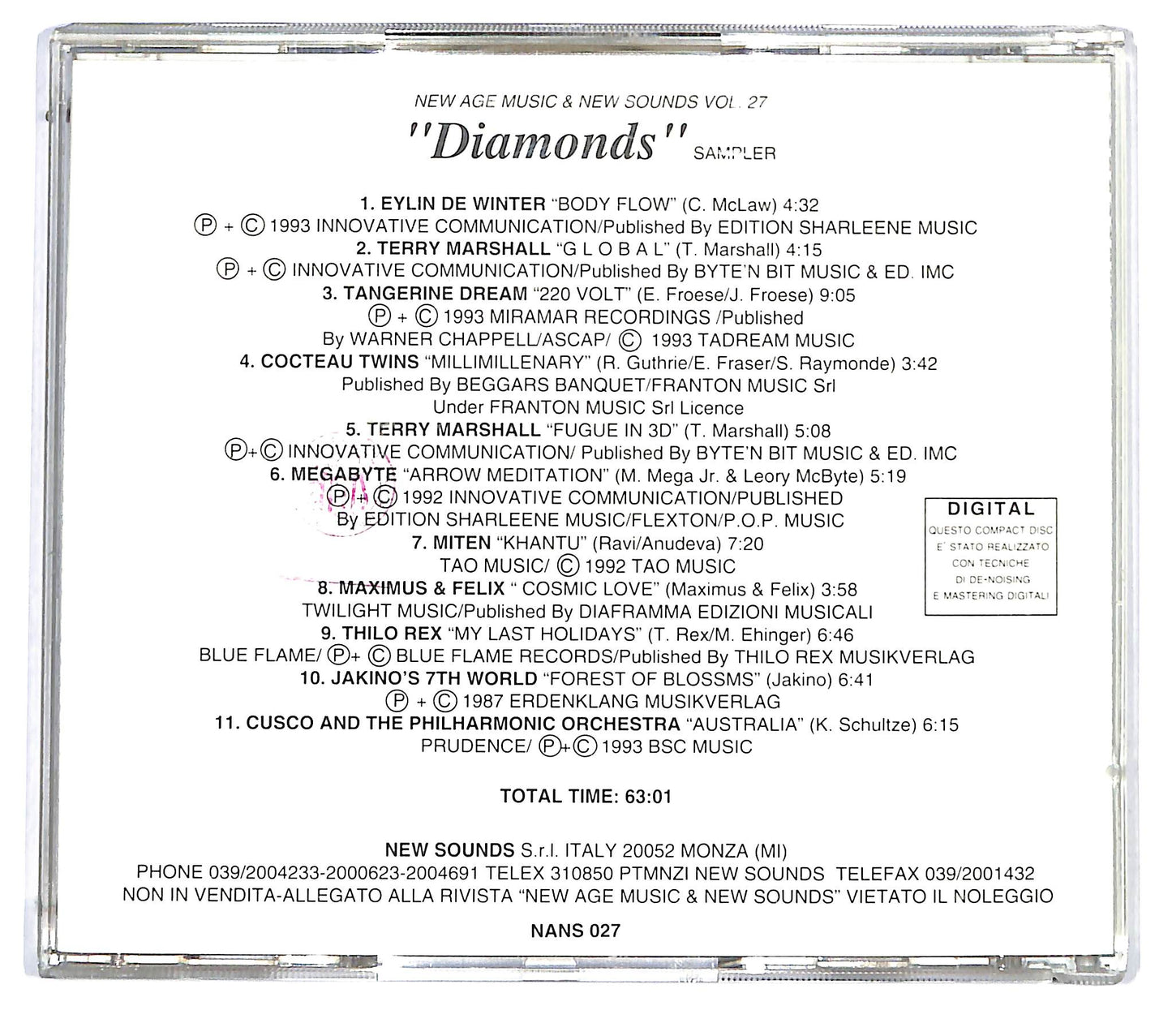 EBOND Various - 'Diamonds' CD CD124350