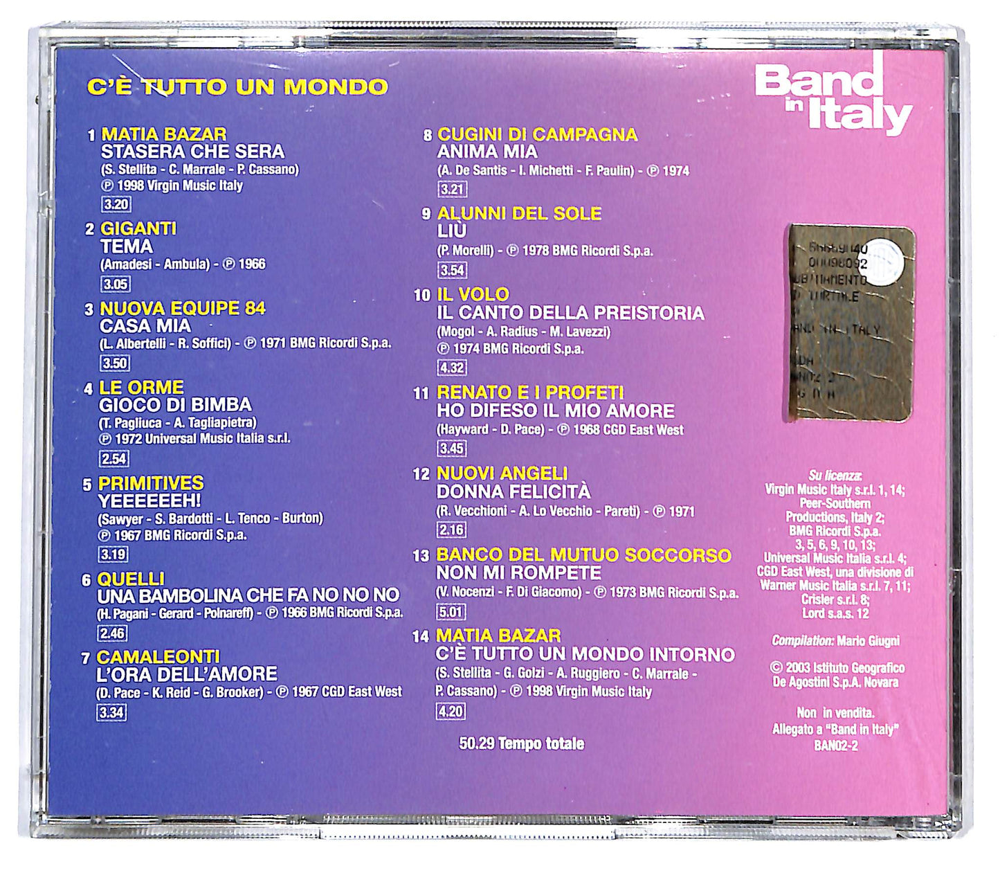 EBOND Band In Italy - C'E Tutto Un Mondo EDITORIALE CD CD124351