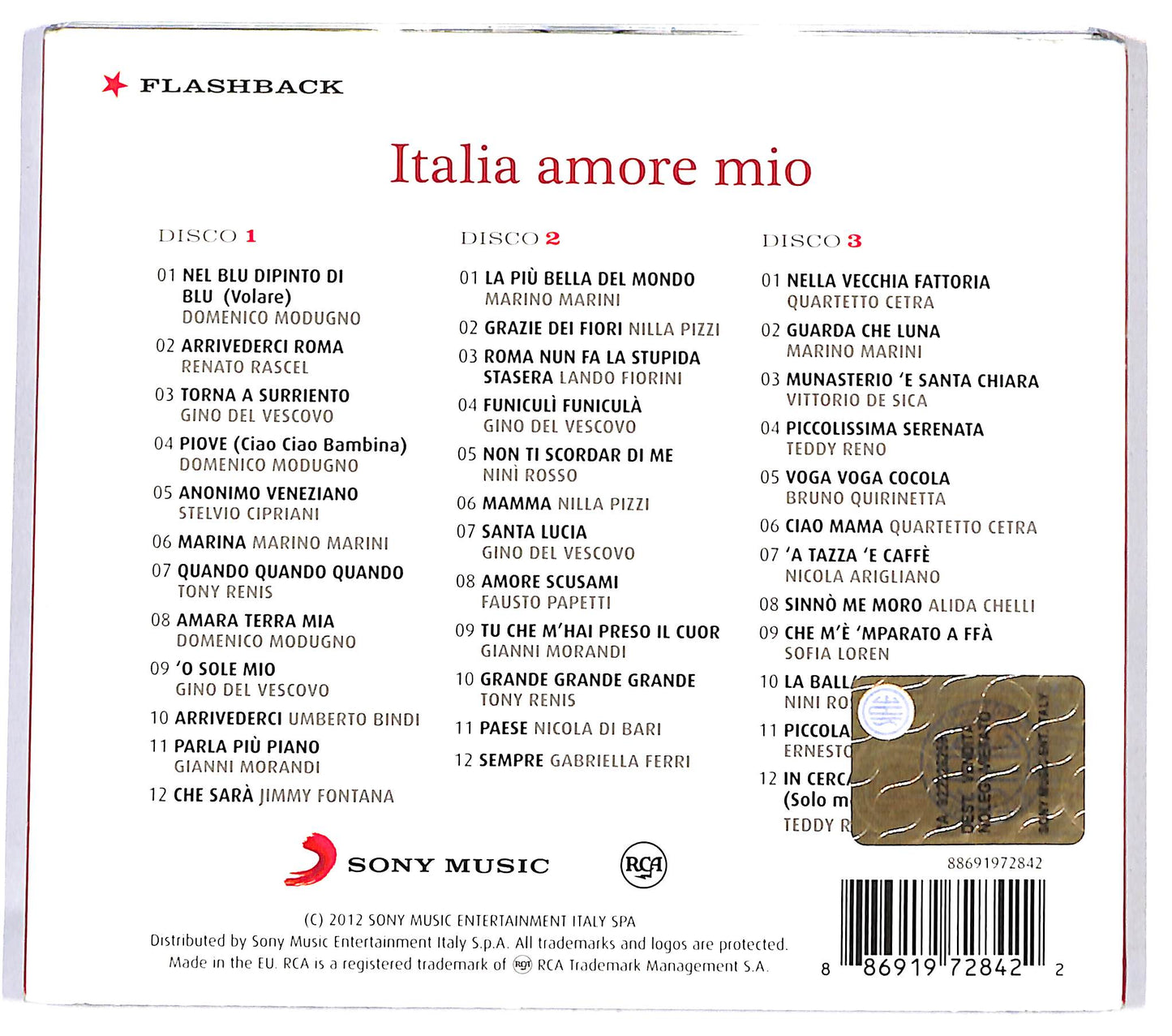 EBOND Various - Italia Amore Mio DIGIPACK CD CD124411