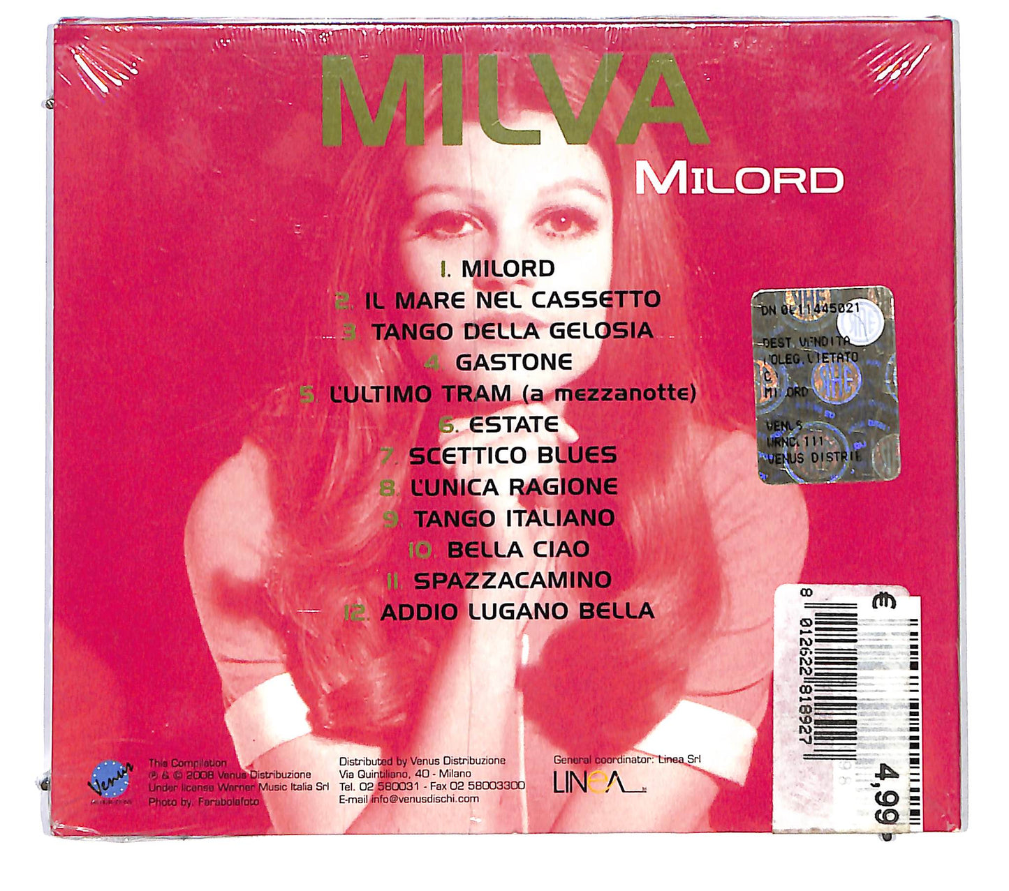 EBOND Milva - Milord CD CD124418