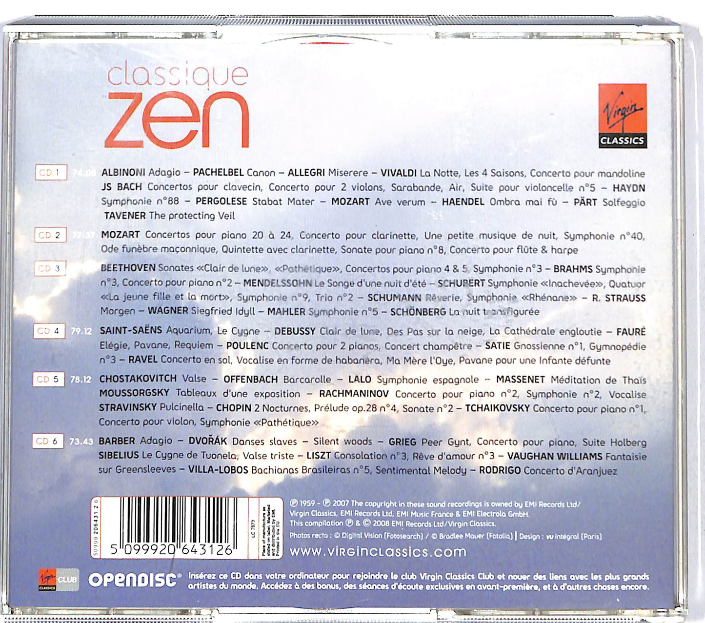 EBOND Various - Classique Zen CD CD124441