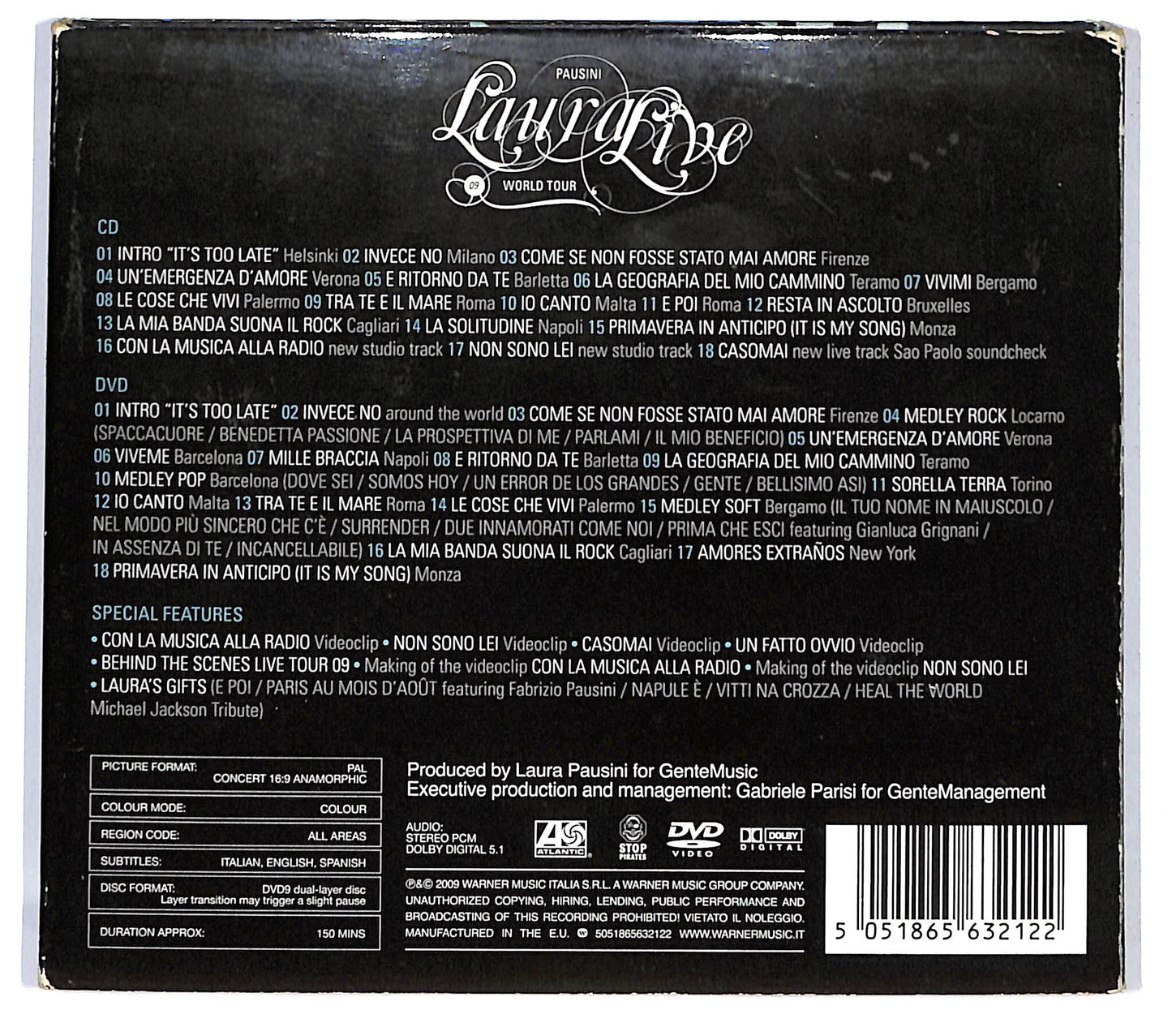 EBOND Laura Pausini - Laura Live 09 World Tour CD CD124444