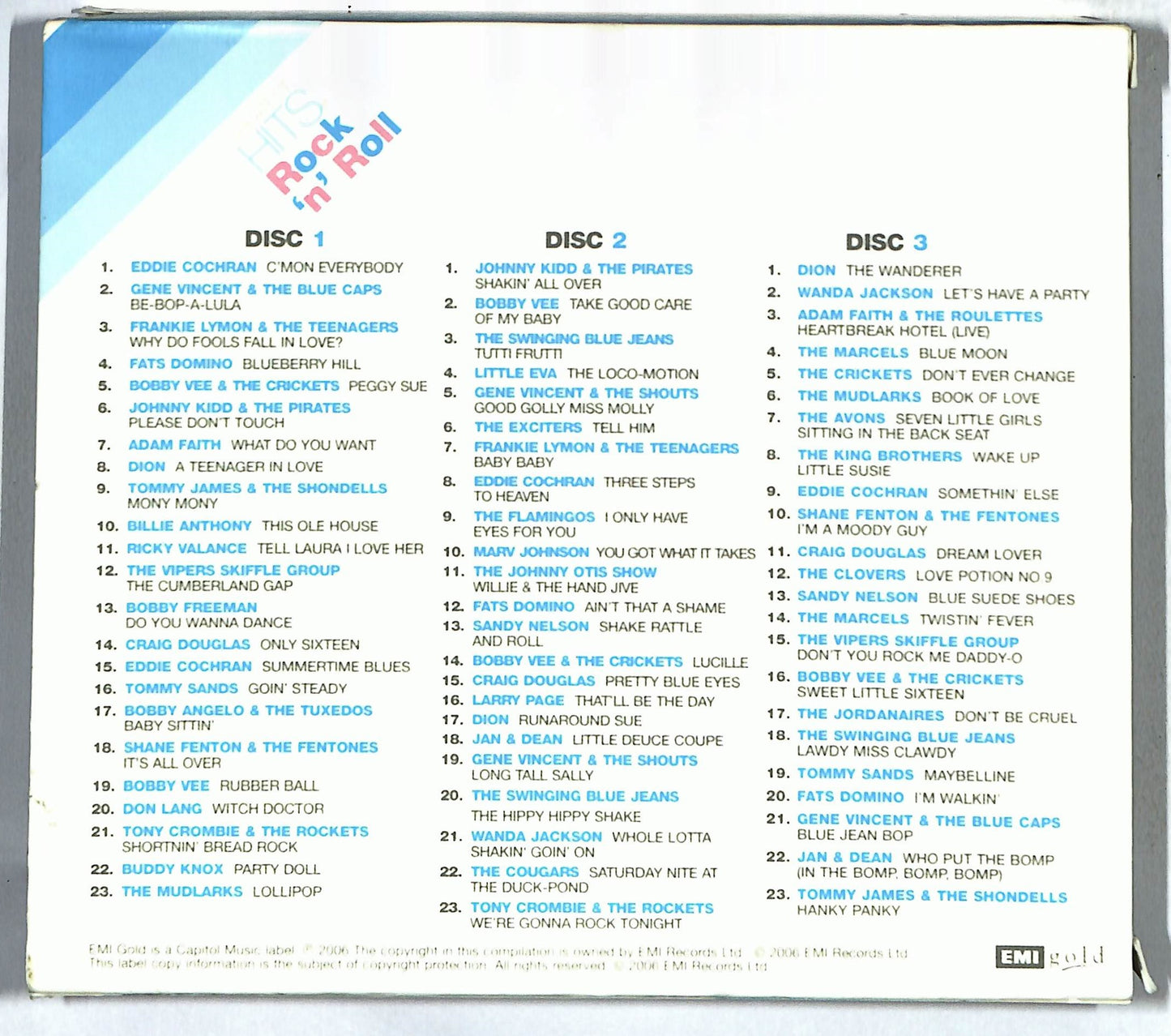 EBOND Various - Greatest Hits of Rock 'n' Roll CD CD124503