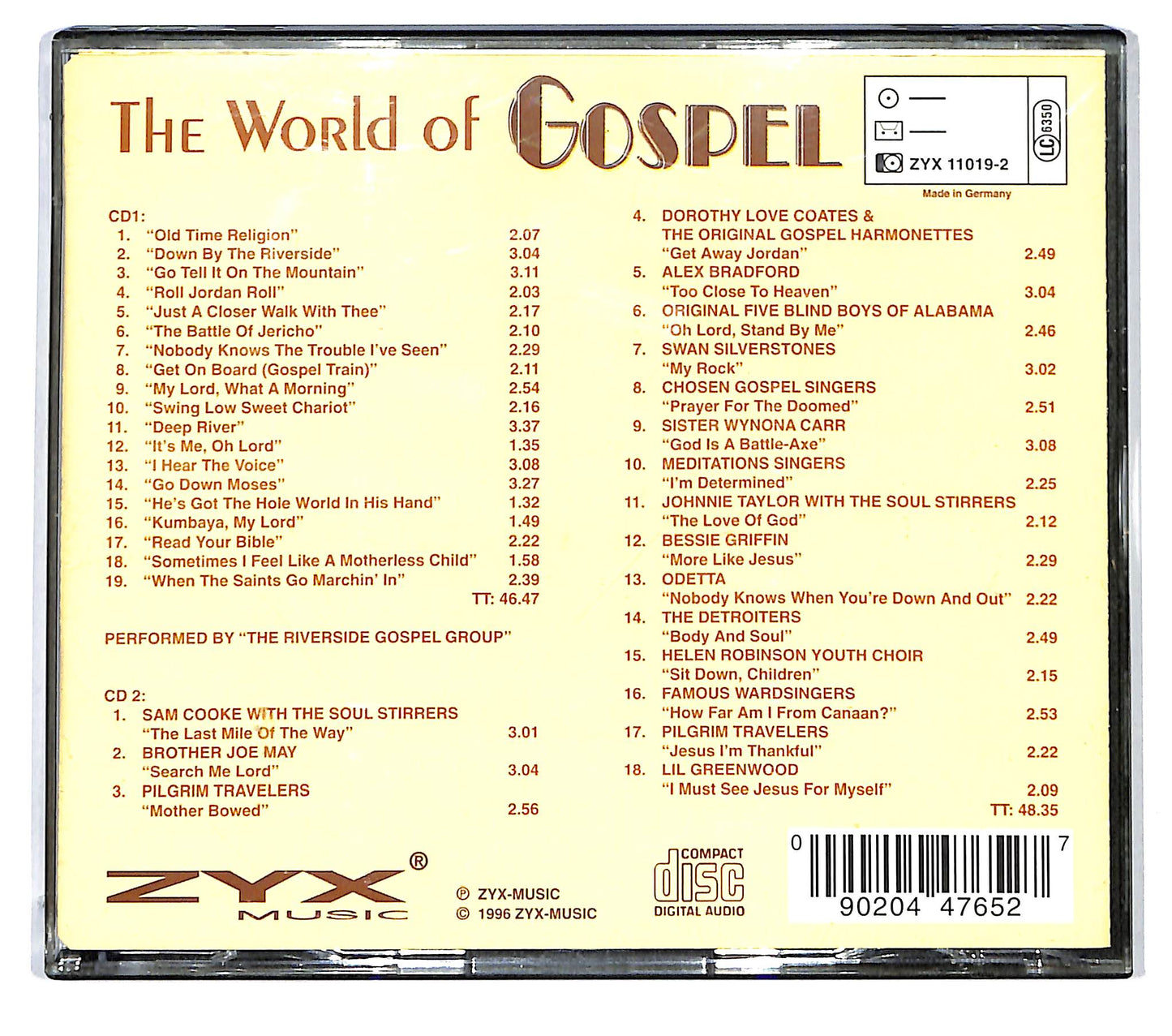EBOND Various - The World Of Gospel CD CD124534
