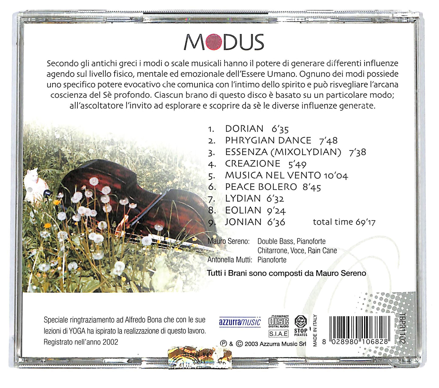 EBOND Mauro Sereno - Modus - Musica Per La Ricerca Interiore CD CD124544