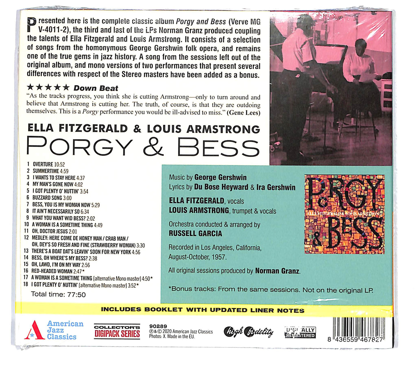EBOND Porgy & Bess - Louis Armstrong , Ella Fitzgerald CD CD124549