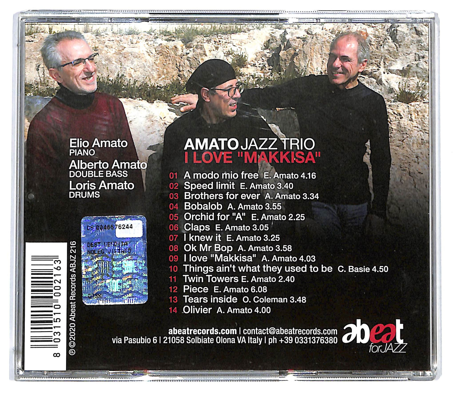 EBOND Amato Jazz Trio - I Love Makkisa CD CD124555