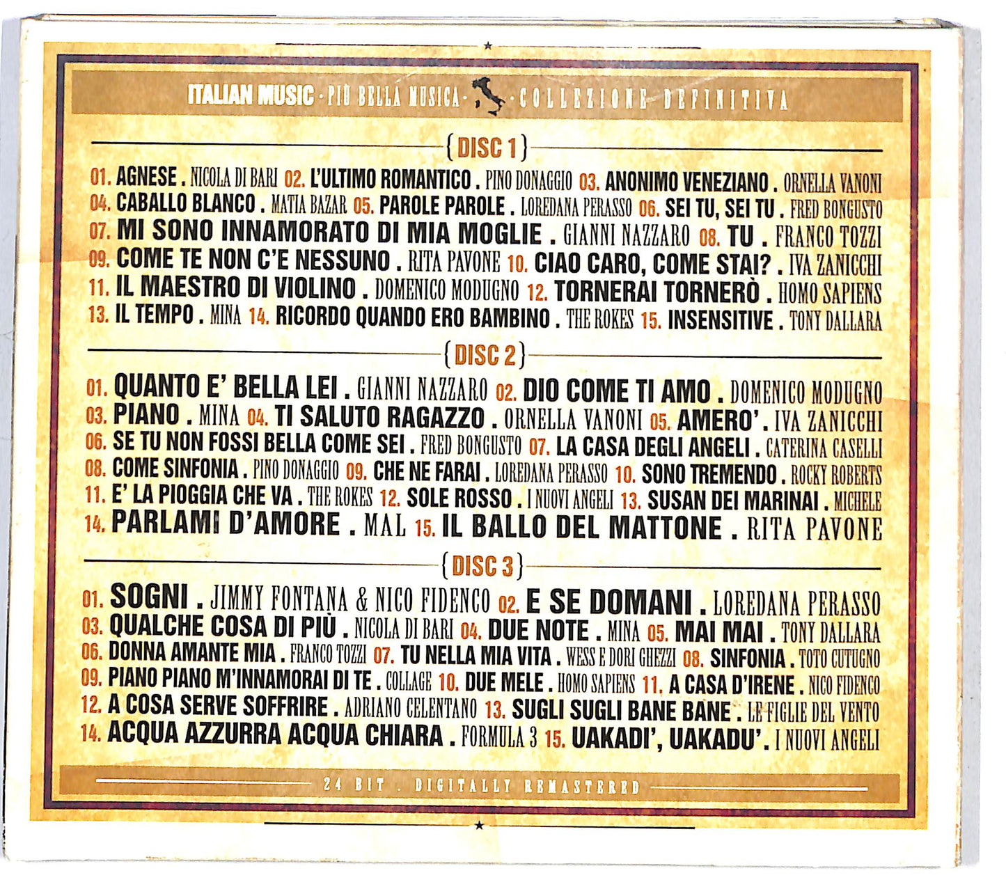 EBOND Various - Italia - Piu Bella Musica DIGIPACK CD CD124601