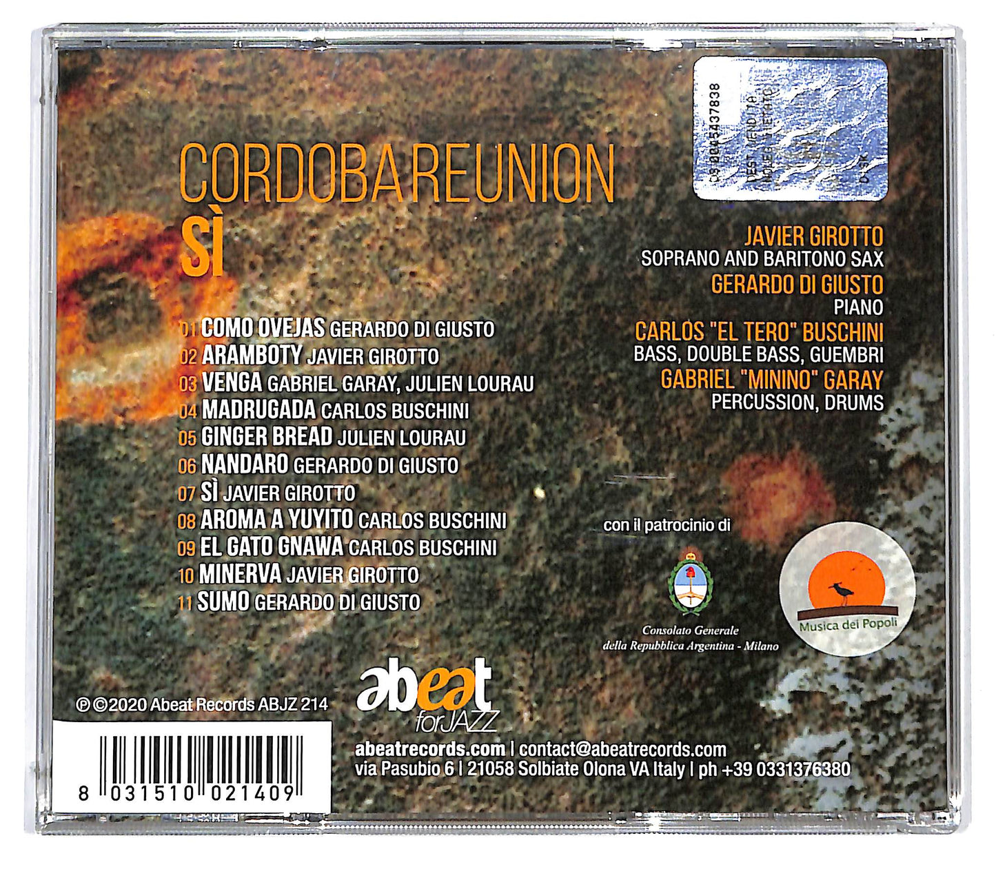 EBOND Cordoba Reunion - Si CD CD124616
