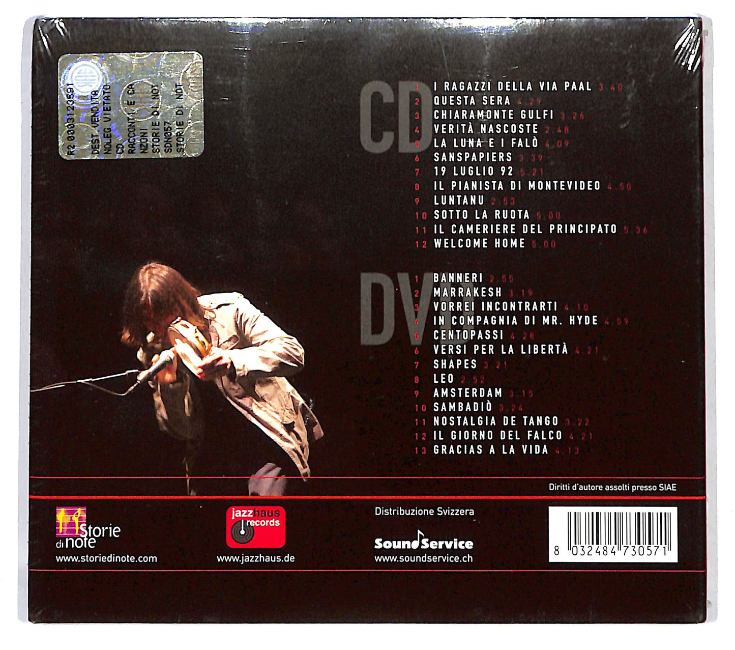 EBOND Pippo Pollina - Racconti E Canzoni DIGIPACK CD CD124625