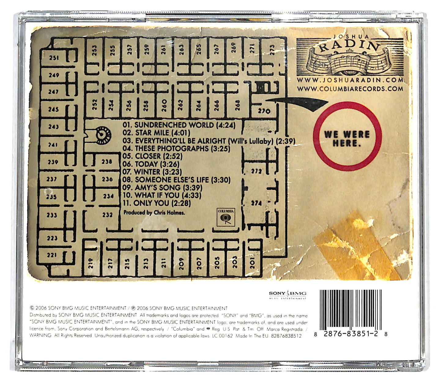 EBOND Joshua Radin - We Were Here CD CD124733