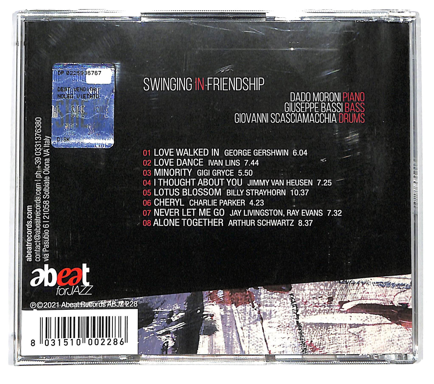 EBOND Scasciamacchia , Bassi , Maroni - Swinging In Friendship CD CD124737