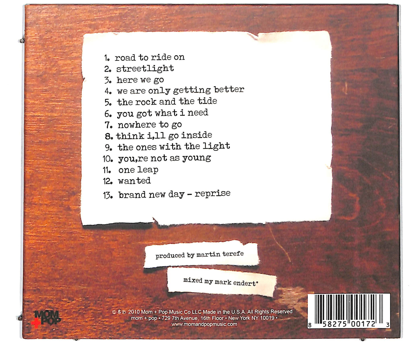 EBOND Joshua Radin - The Rock And The Tide DIGIPACK CD CD124753