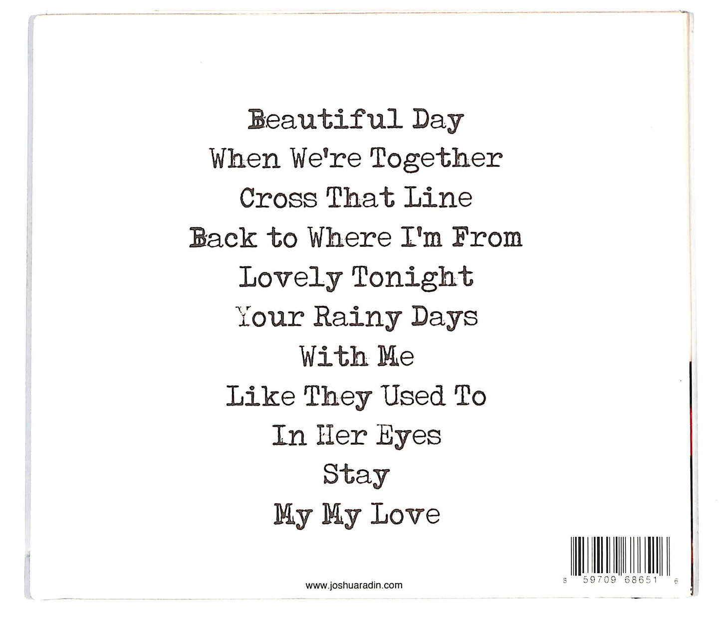 EBOND Joshua Radin - Wax Wings DIGIPACK CD CD124754