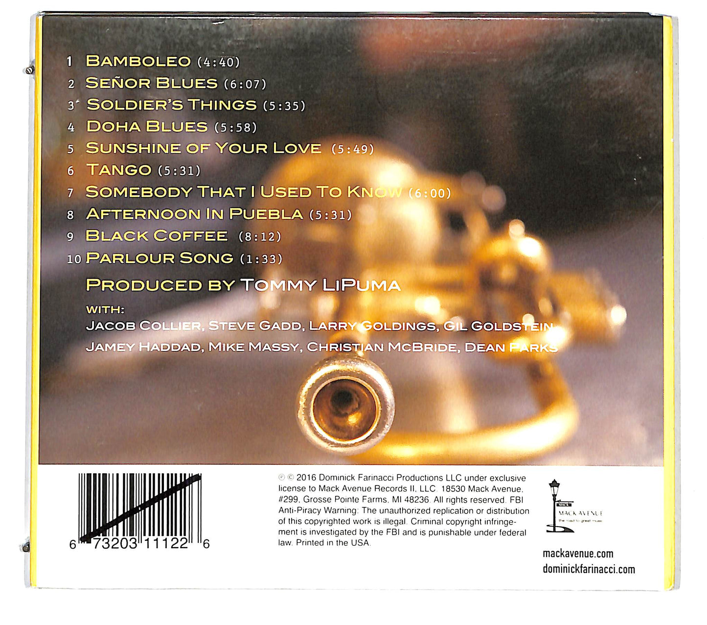 EBOND Dominick Farinacci - Short Stories CD CD124756