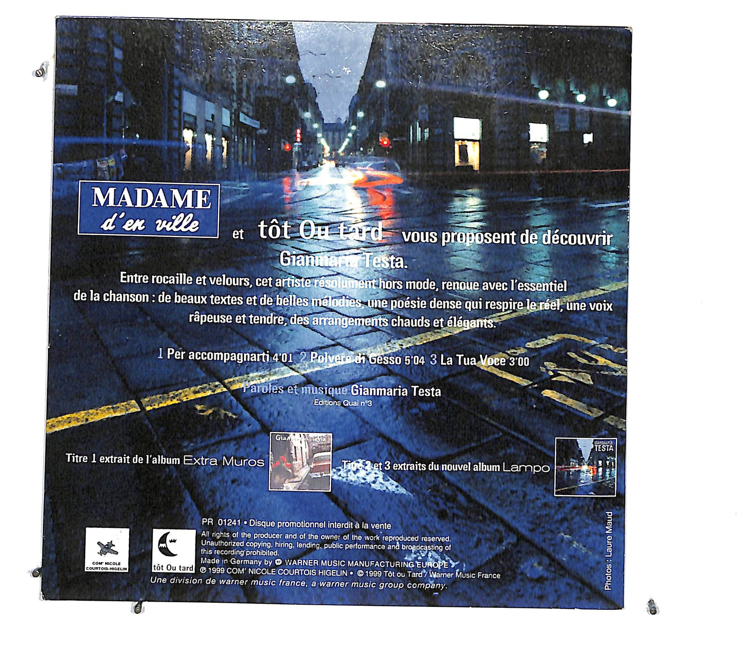 EBOND Gianmaria Testa - Lampo CD CD124765