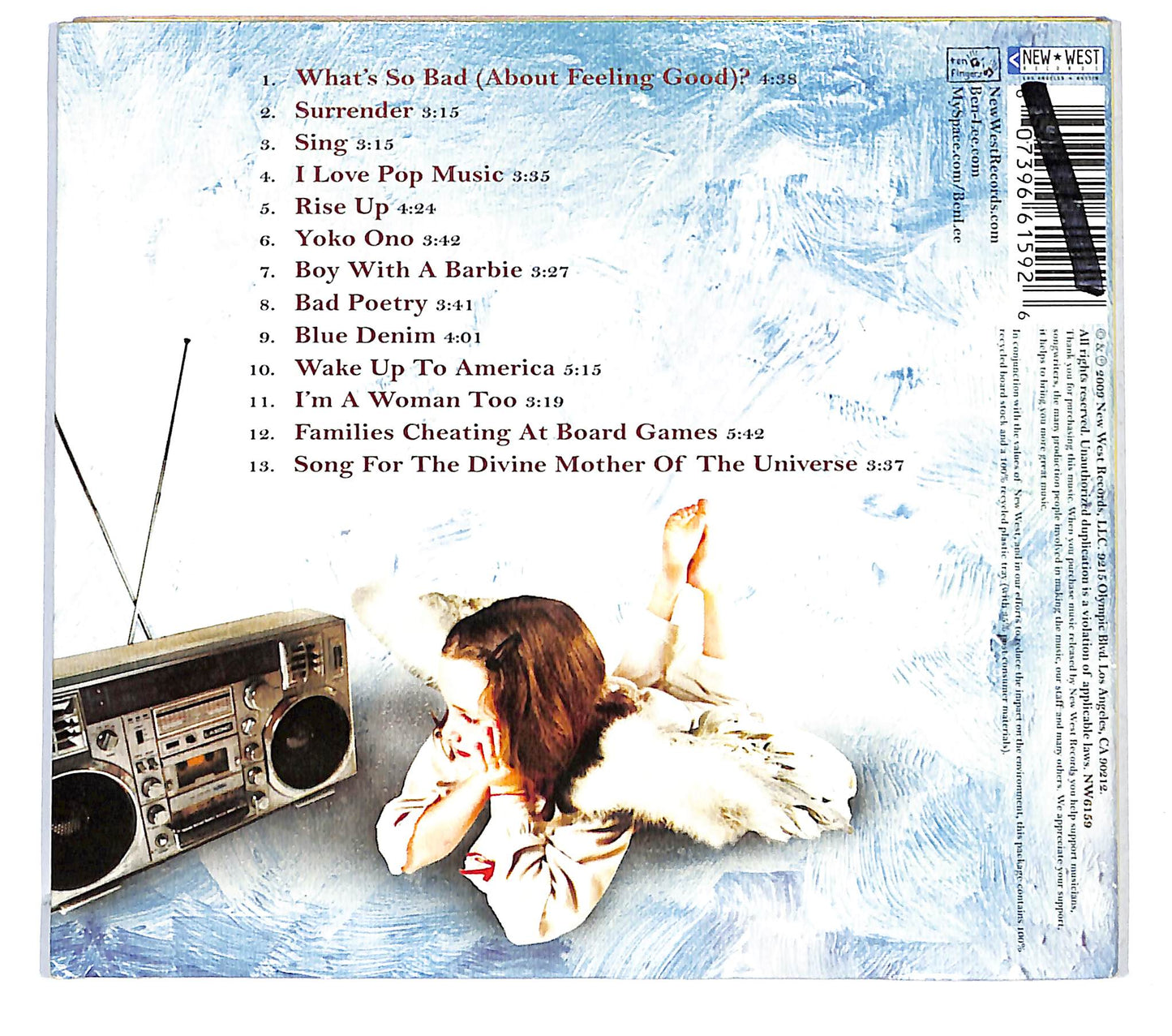 EBOND Ben Lee - The Rebirth Of Venus DIGIPACK CD CD124768