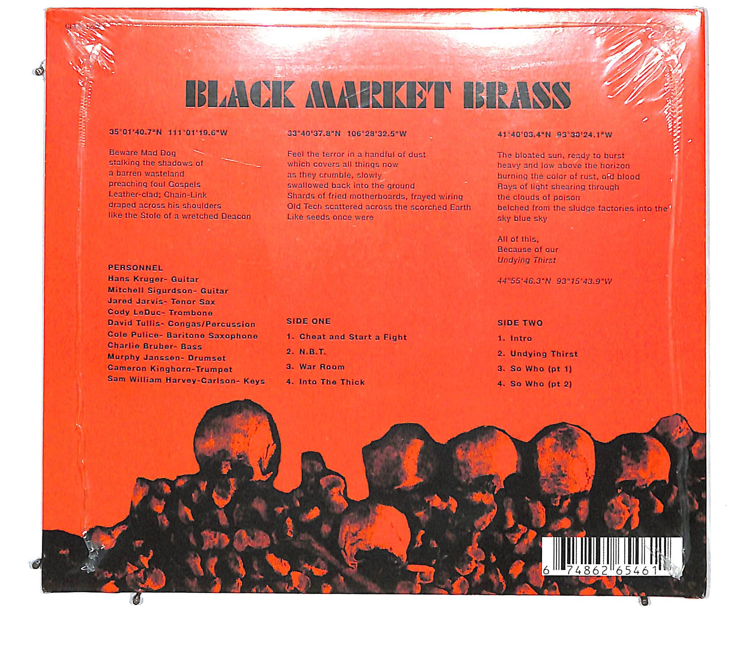 EBOND Black Market Brass - Undying Thirst DIGIPACK CD CD124772
