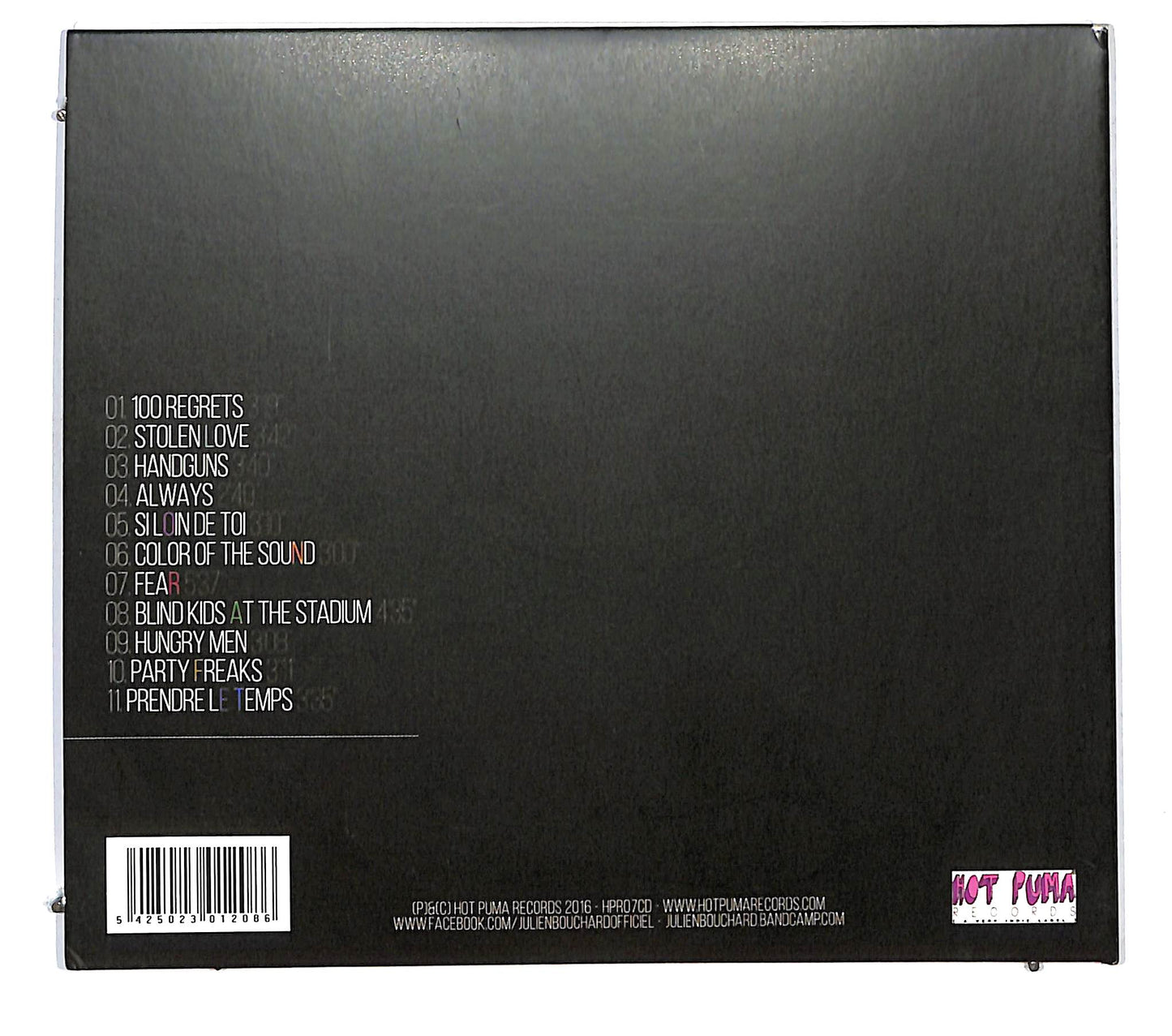 EBOND Julien Bouchard - Songs From La Chambre DIGIPACK CD CD124774