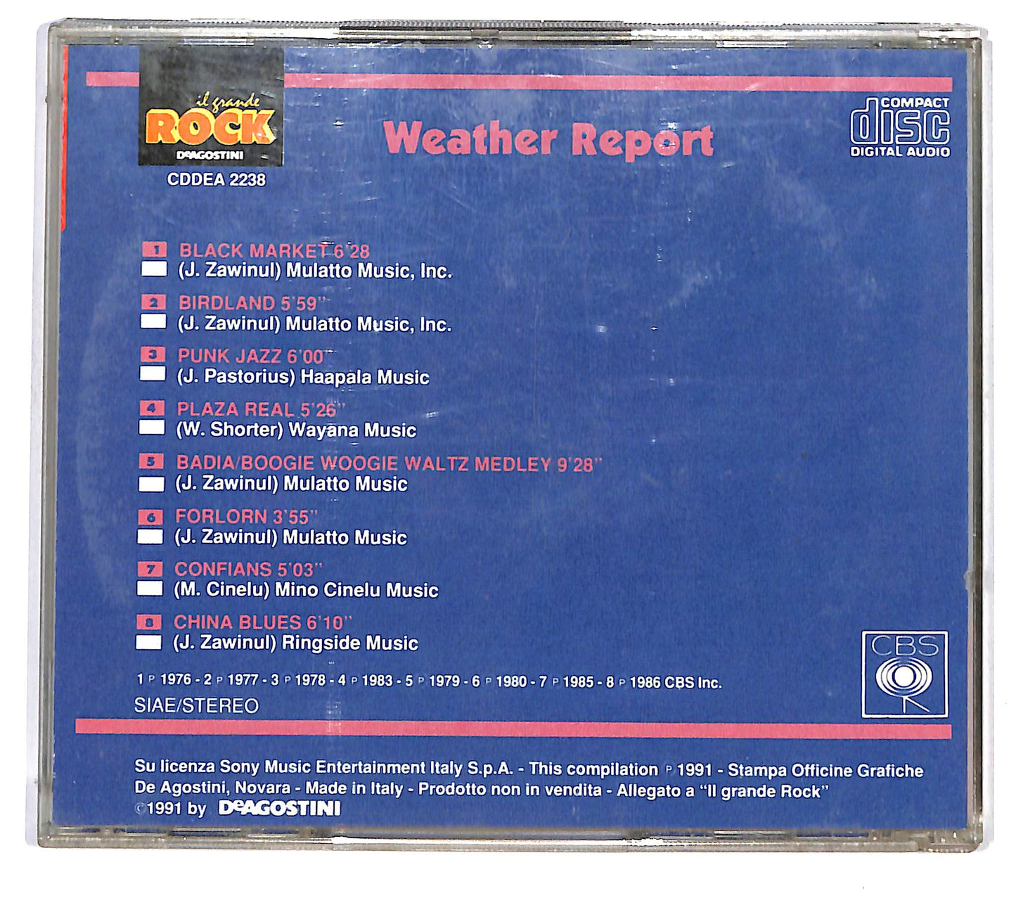 EBOND Weather Report - Weather Report CD CD124847