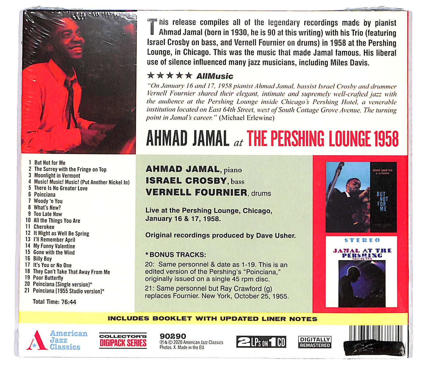EBOND Ahmad Jamal - At The Pershing CD CD124872