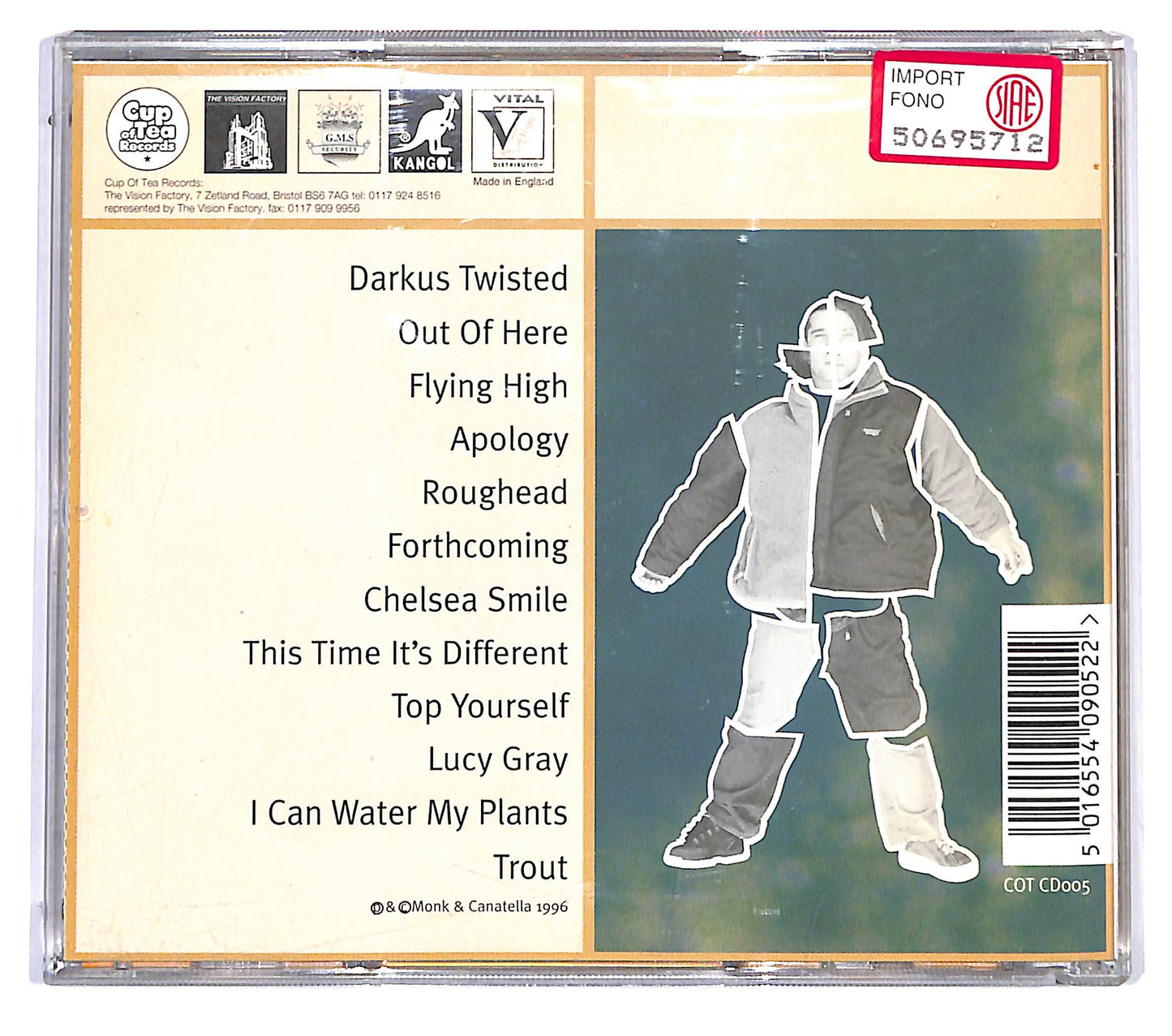 EBOND Monk & Canatella - Care In The Community CD CD125020