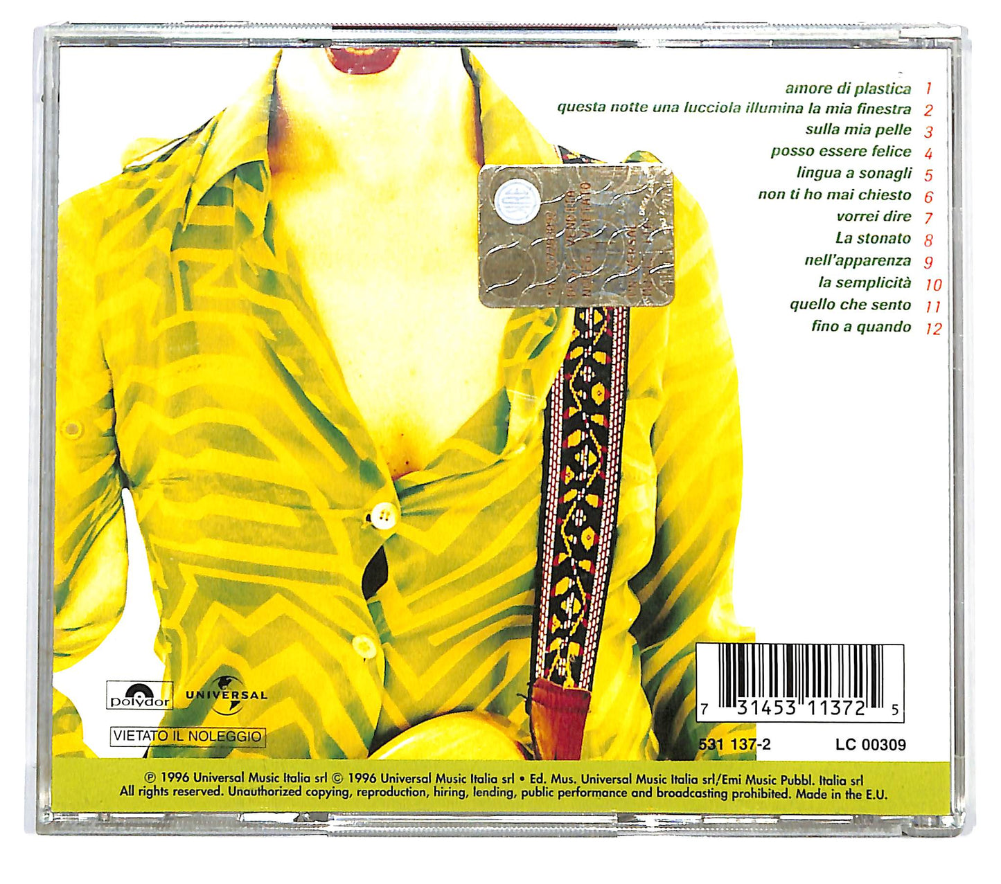 EBOND Carmen Consoli - Due Parole CD CD125112