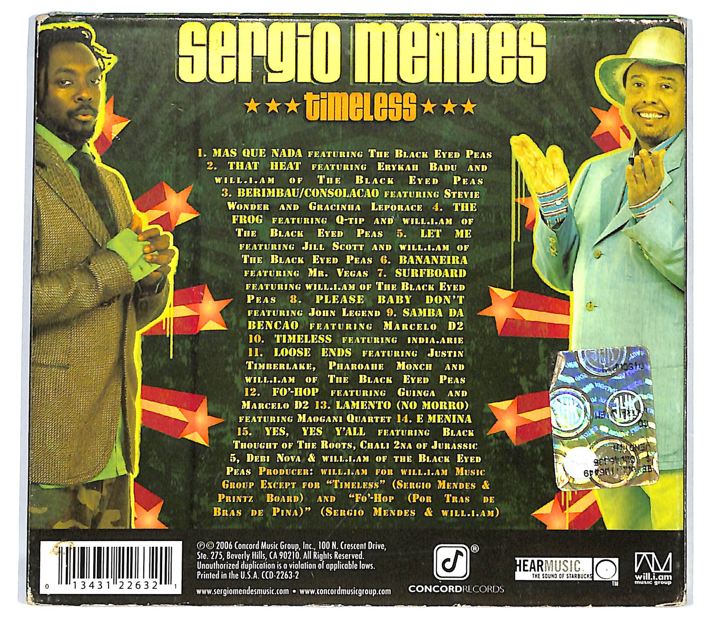 EBOND Sergio Mendes - Timeless DIGIPACK CD CD125129