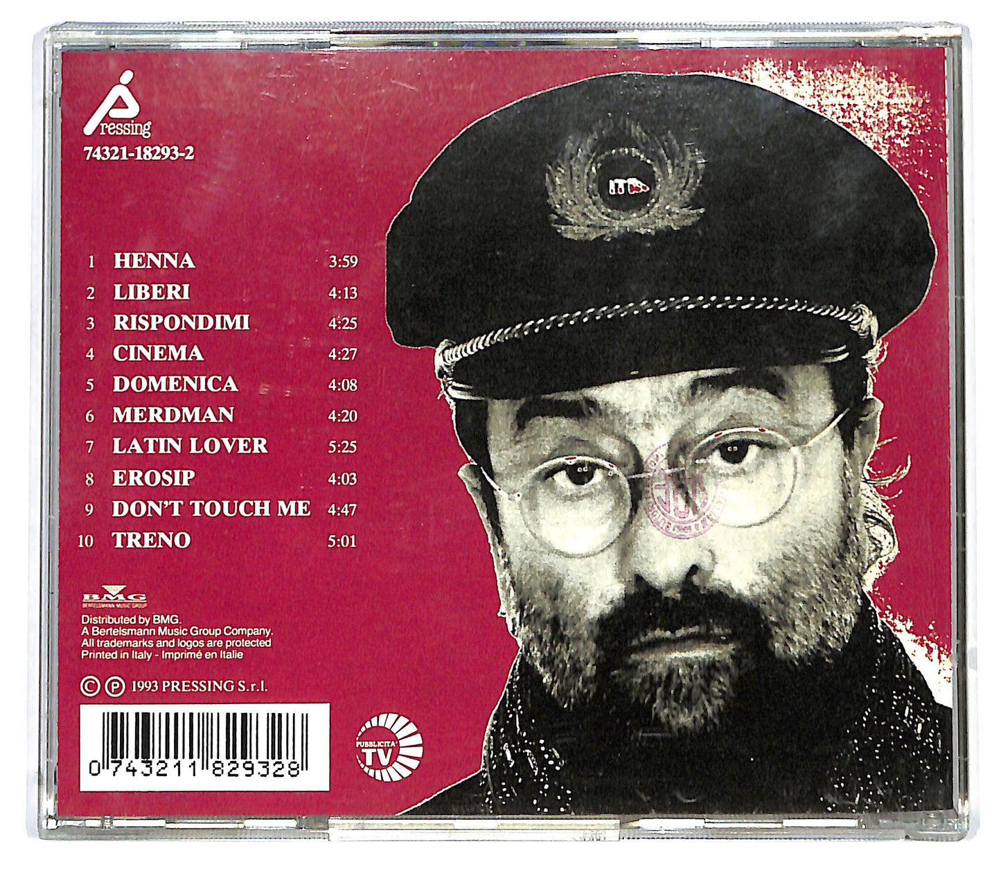 EBOND Lucio Dalla - Henna CD CD125133