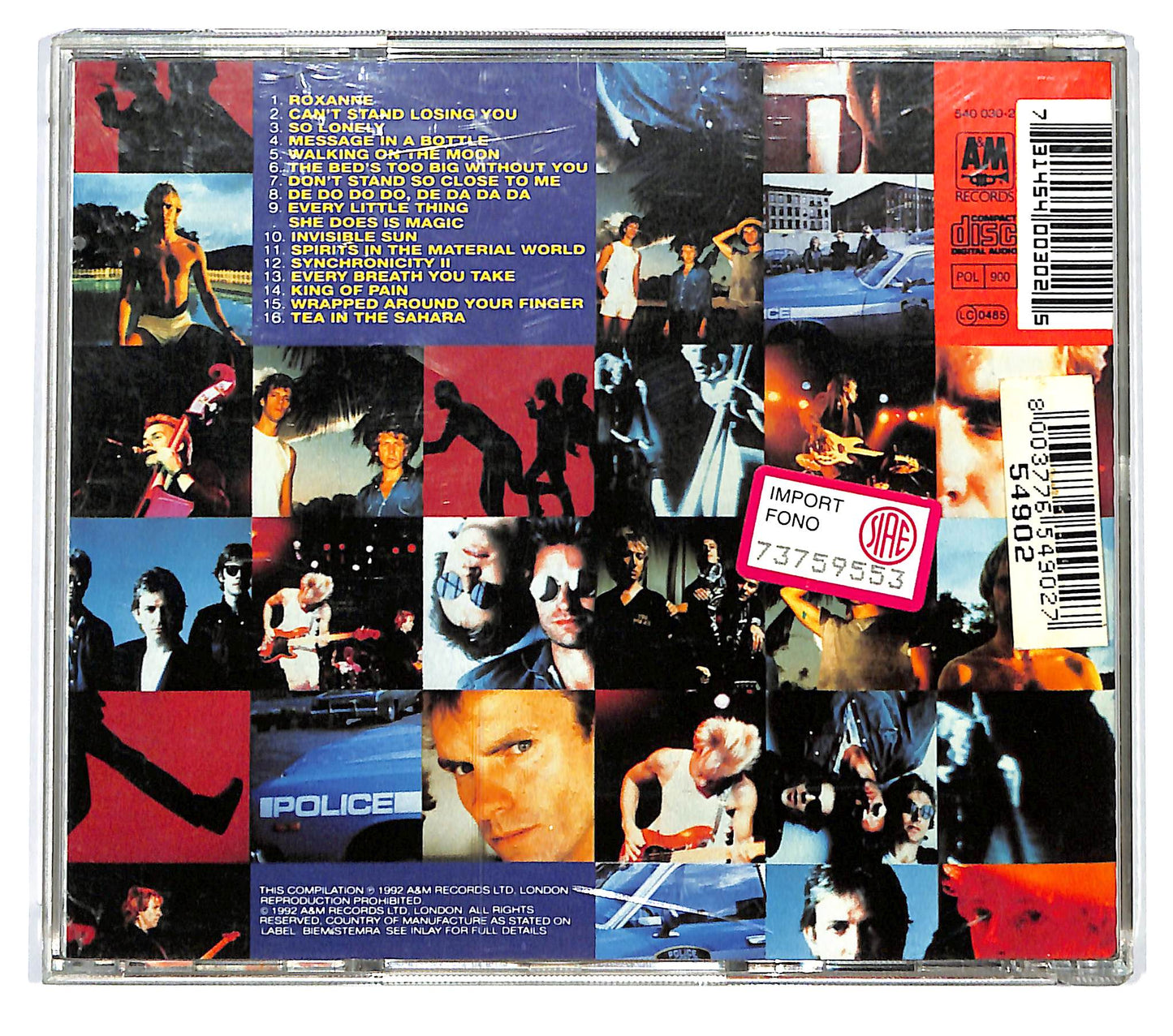 EBOND The Police - Greatest Hits CD CD125139