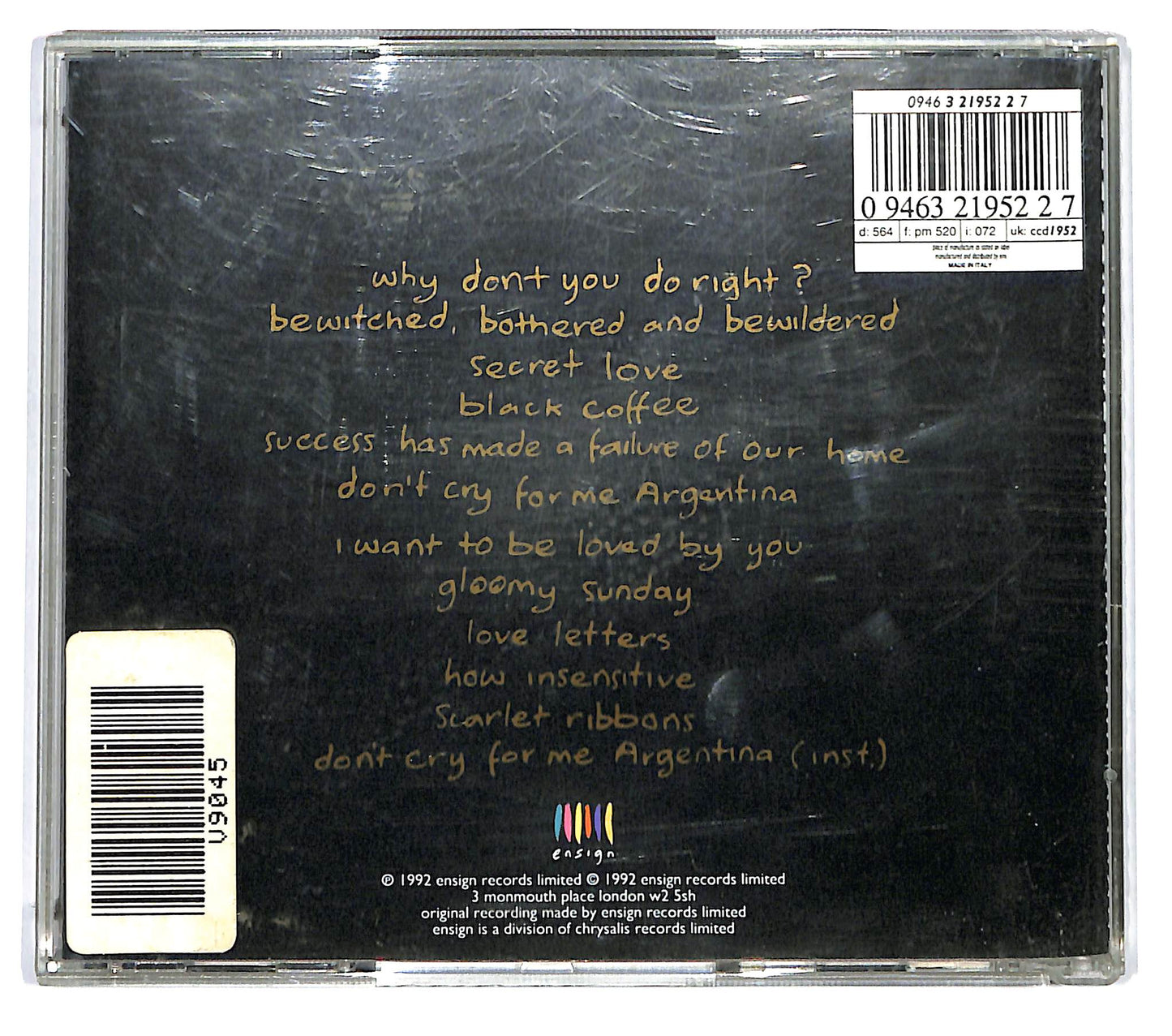 EBOND Sinead O'Connor - Am I Not Your Girl? CD CD125155