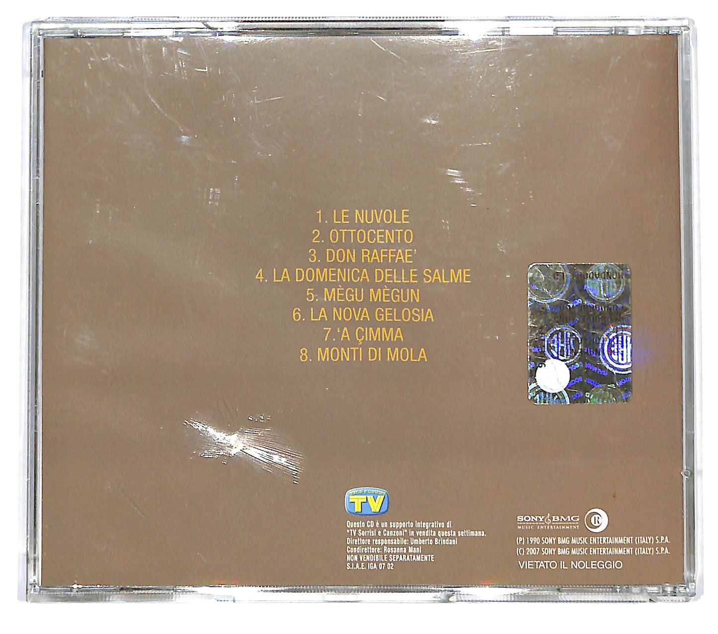 EBOND Fabrizio De Andre - Le Nuvole EDITORIALE CD CD125162