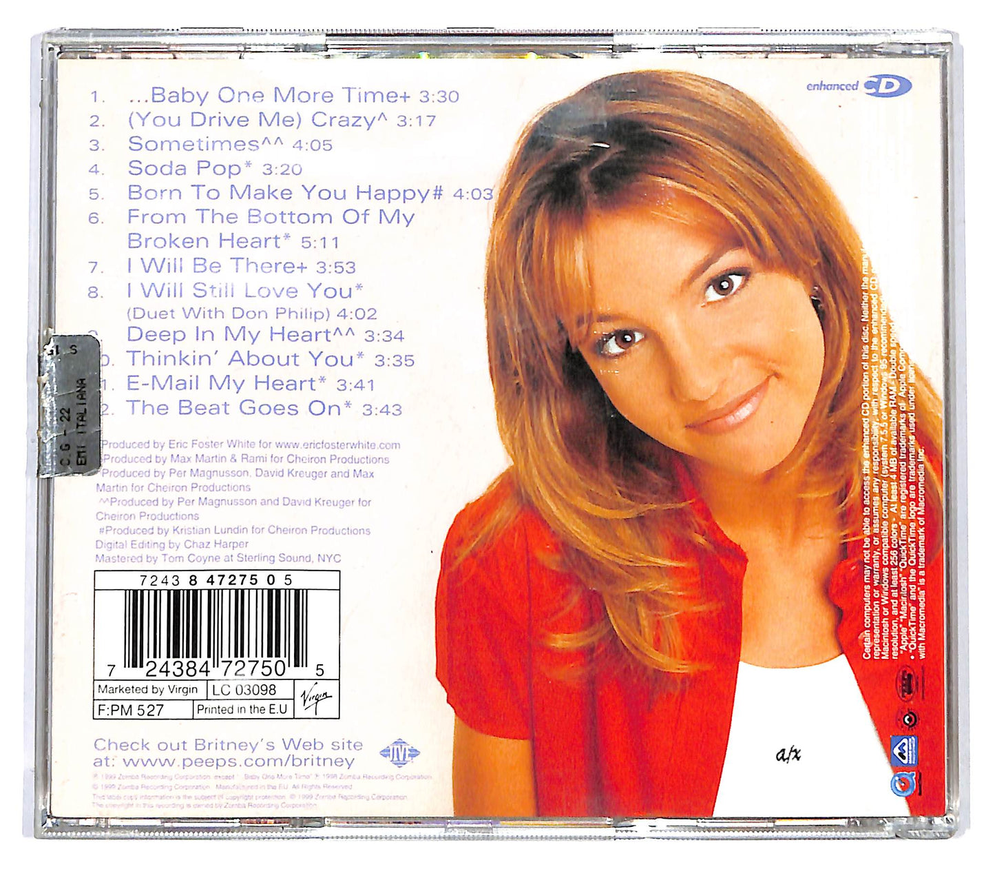 EBOND Britney Spears - ...Baby One More Time CD CD125201