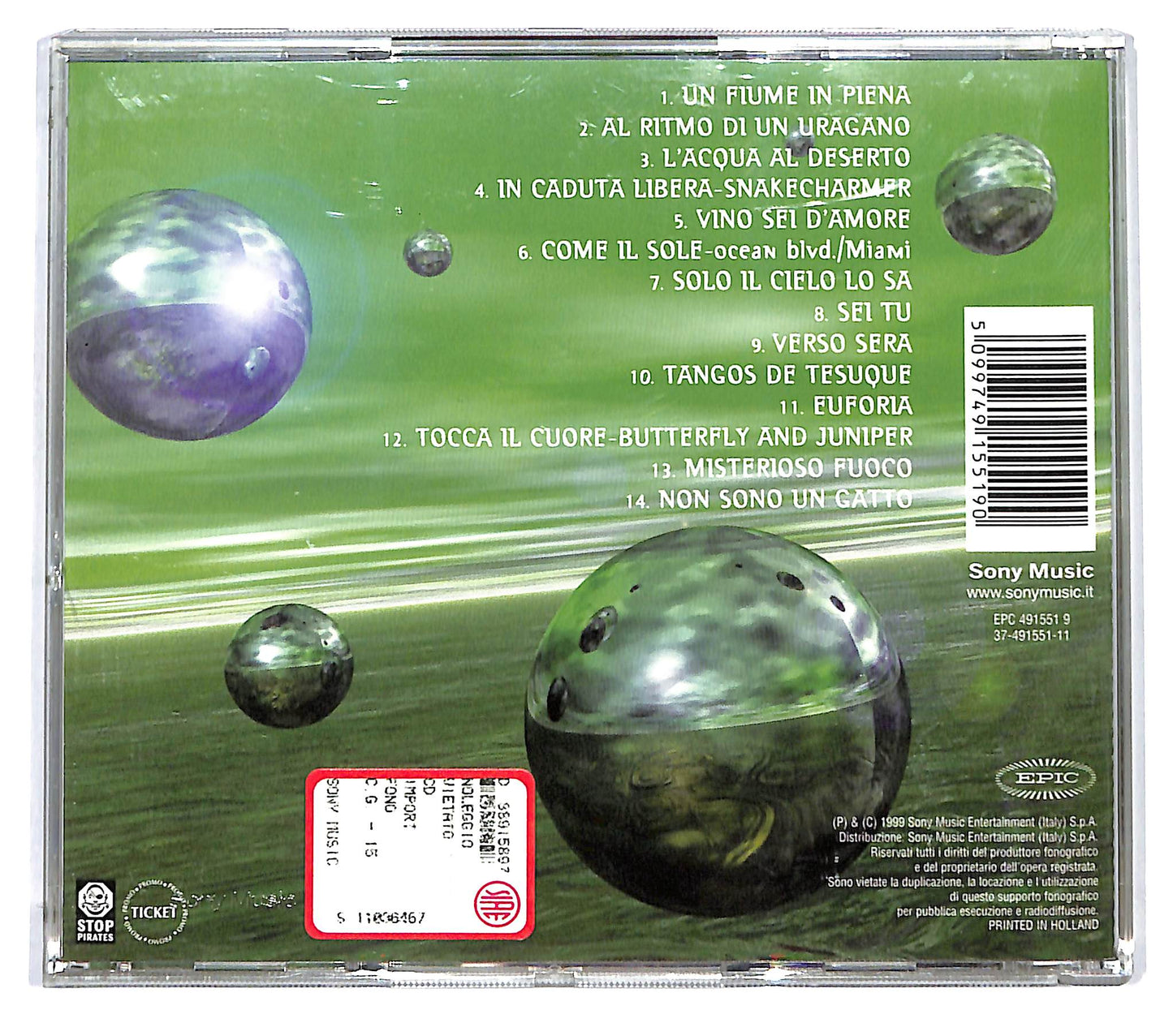 EBOND Leda Battisti Featuring Ottmar Liebert - Leda Battisti CD CD125202
