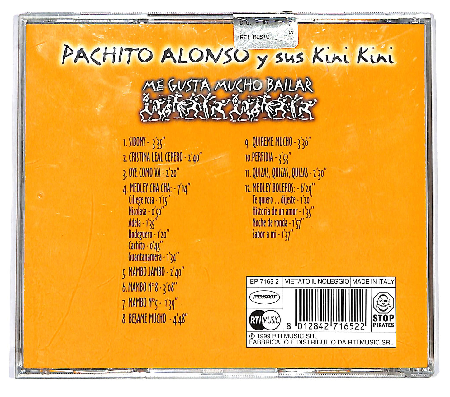 EBOND Pachito Alonso Y Sus Kini Kini - Me Gusta Mucho Bailar CD CD125206