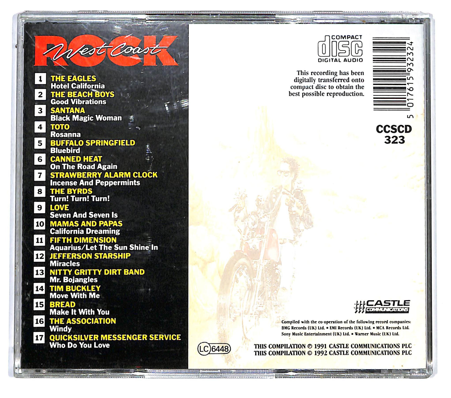 EBOND Various - West Coast Rock CD CD125215