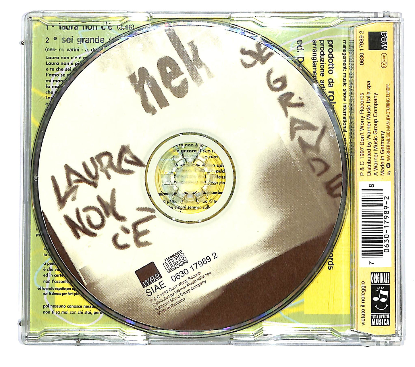 EBOND Nek - Laura Non C'e / Sei Grande CD CD125223