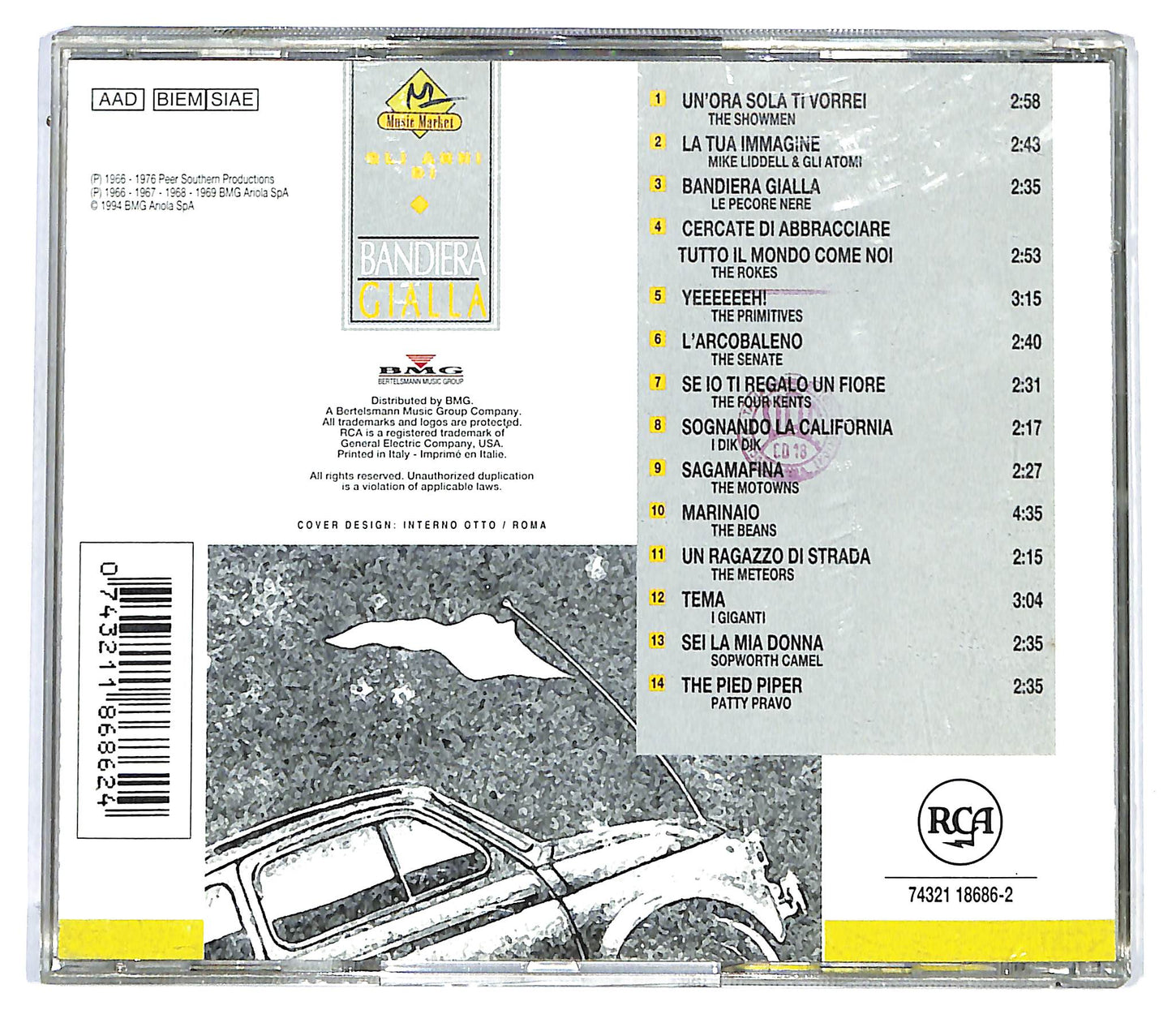 EBOND Various - Gli Anni Di Bandiera Gialla CD CD125226