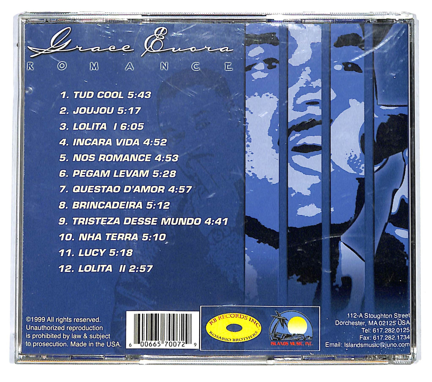 EBOND Grace Evora - Romance CD CD125229