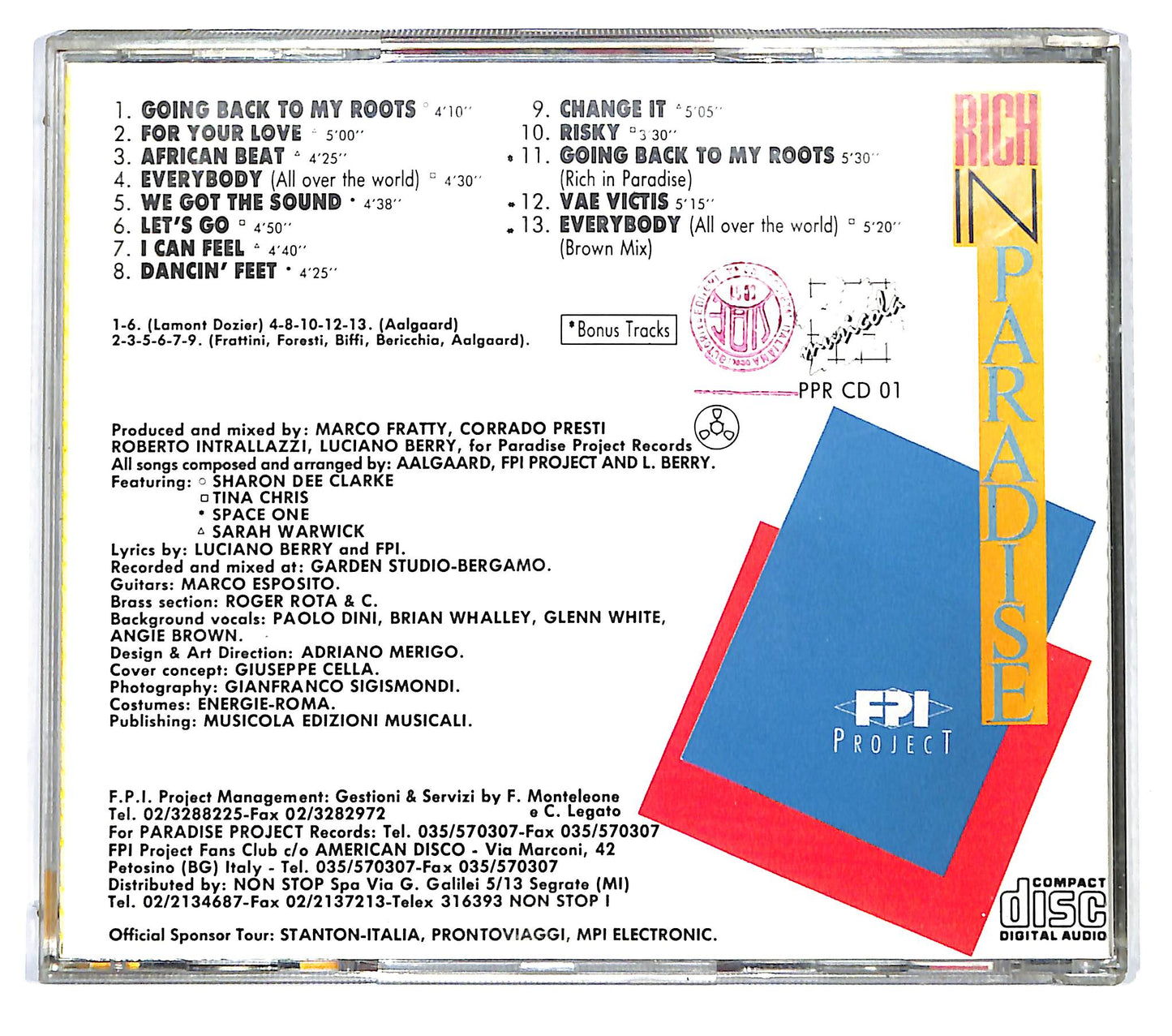 EBOND FPI Project - Rich In Paradise CD CD125231