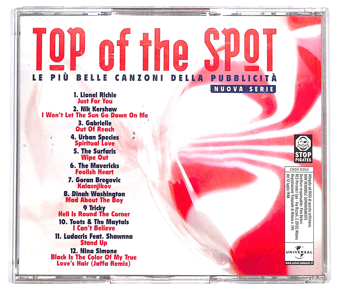 EBOND Various - Top Of The Spot Vol. 1 EDITORIALE CD CD125247