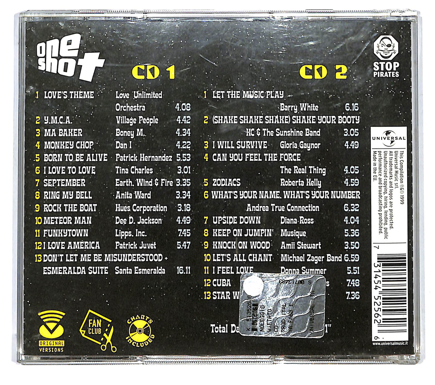 EBOND Various - One Shot Disco The Definitive Discollection CD CD125307