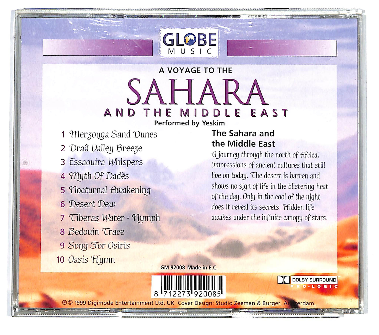 EBOND Yeskim - A Voyage To The Sahara And The Middle East CD CD125320