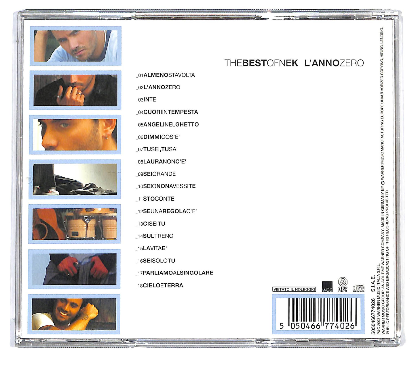 EBOND Nek - The Best Of Nek: L'Anno Zero CD CD125352