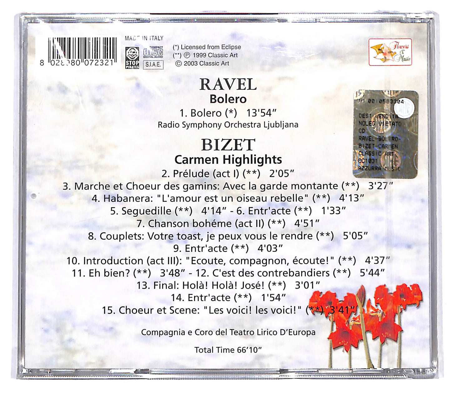 EBOND Ravel - Bizet - Bolero - Carmen Highlights CD CD125357