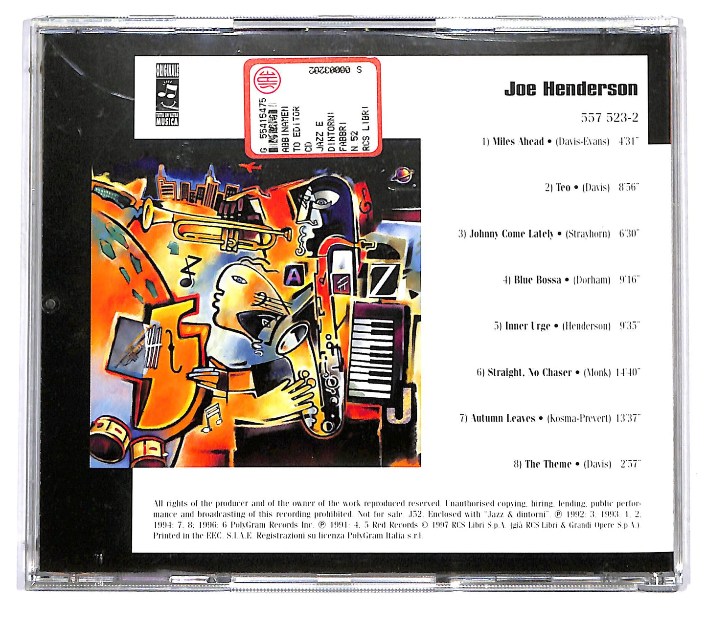 EBOND Joe Henderson - Joe Henderson / New York EDITORIALE CD CD125444